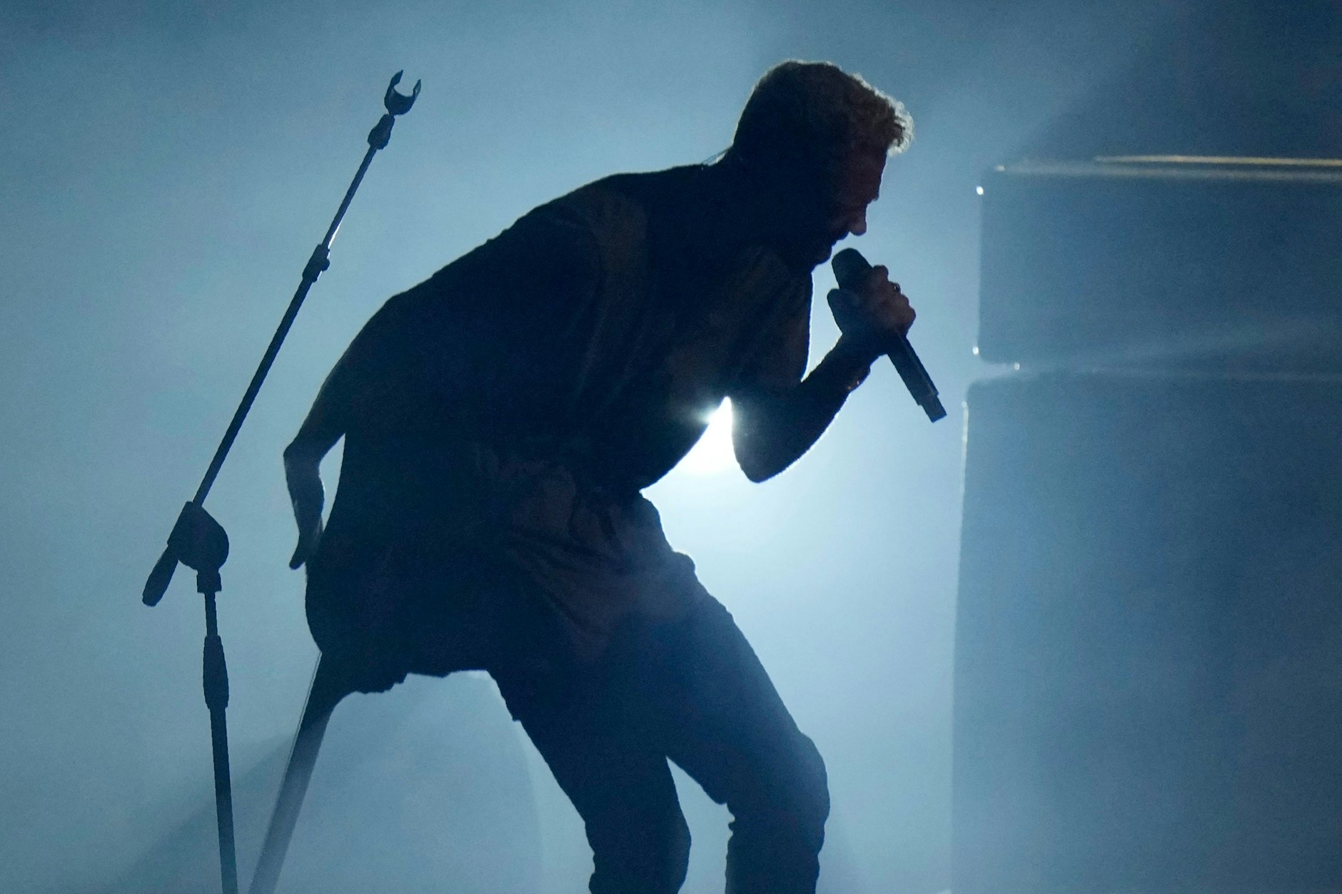 Malik Harris bei den ESC-Proben in Turin.