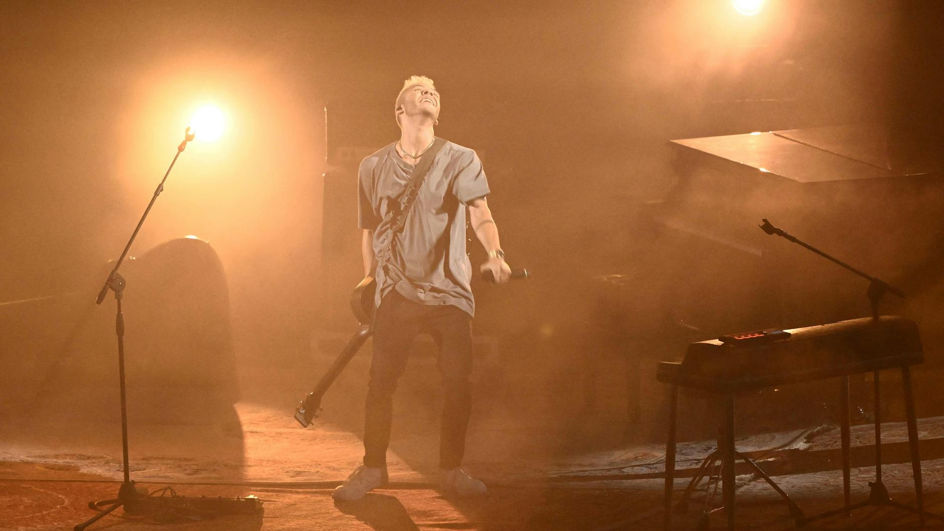 Sänger Malik Harris traf in Turin auf Begeisterung.