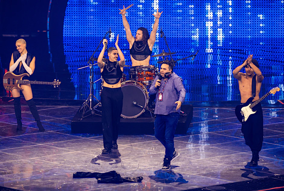 Statt der Band&nbsp;Måneskin standen bei der ESC-Generalprobe nur Tänzer auf der Bühne. Das Publikum fand das gar nicht gut.