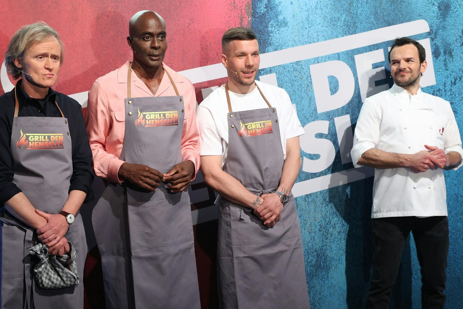 Steffen Henssler kocht bei „Grill den Henssler“ gegen Pierre M. Krause, Bruce Darnell und Lukas Podolski.