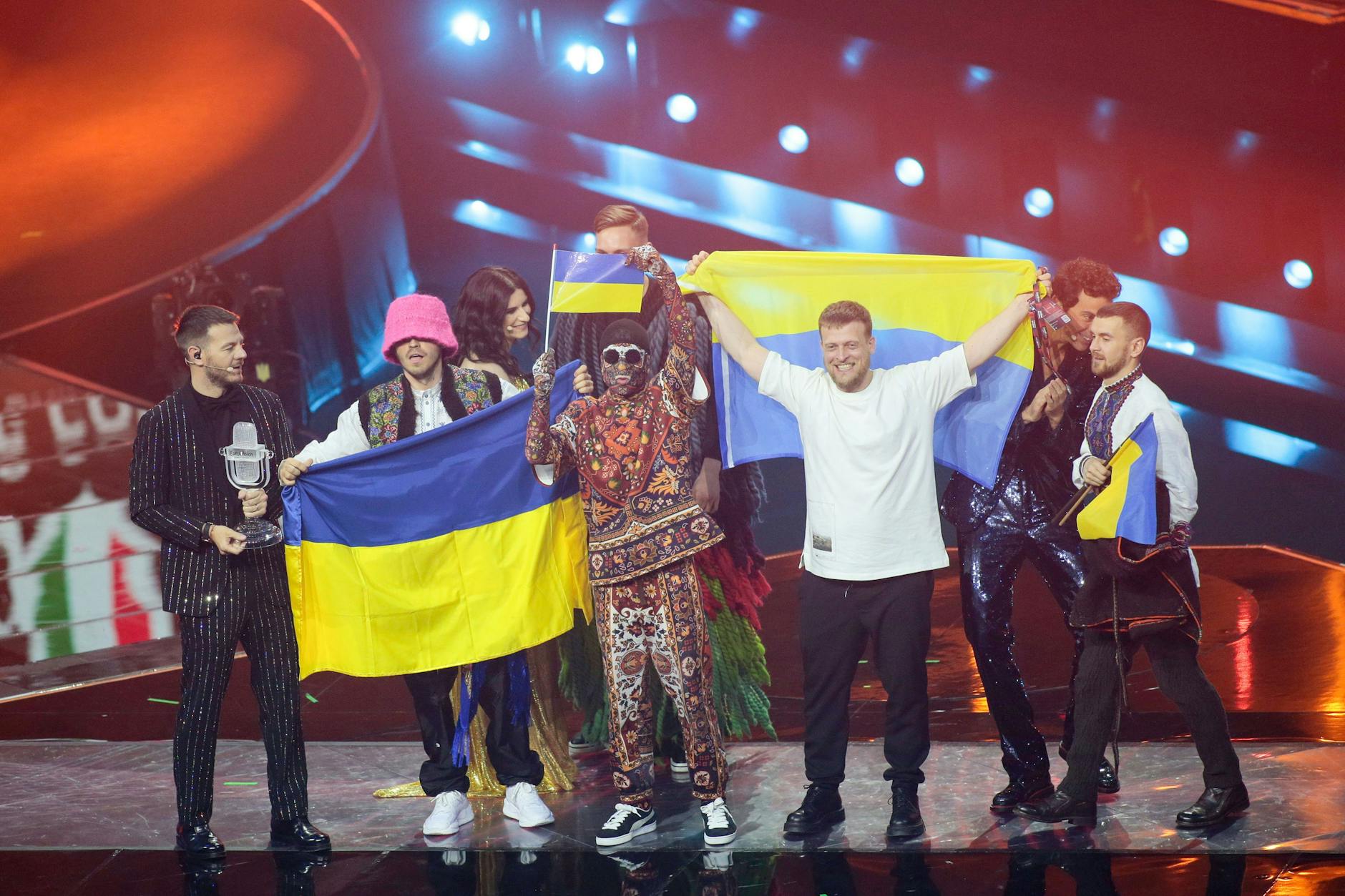 Das Kalush Orchestra gewann beim ESC in Turin.