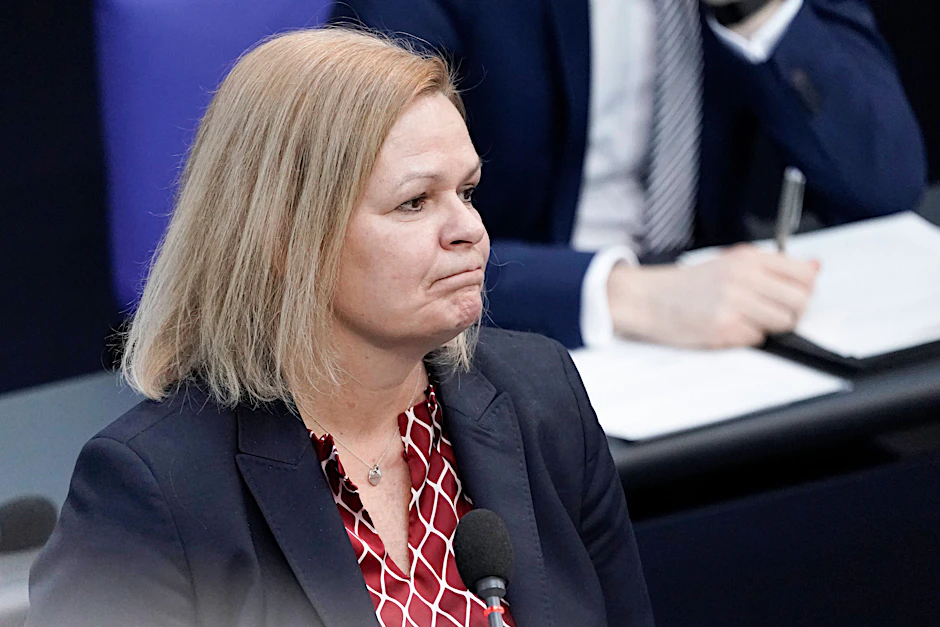 Bundesinnenministerin Nancy Faeser (SPD)