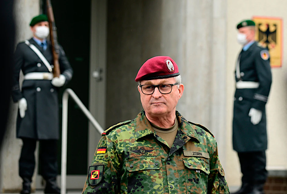 Der Generalinspekteur der Bundeswehr, Eberhard Zorn.