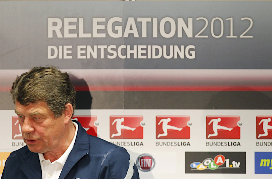 Hertha-Trainer Otto Rehhagel erlebte 2012 einen seiner bittersten Momente in seiner Laufbahn.