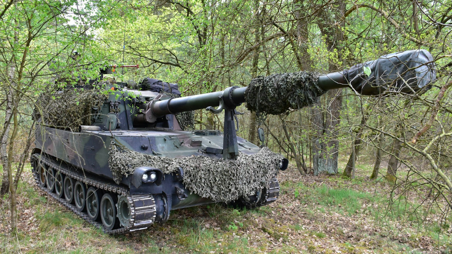 Panzerhaubitze der Nato-Streitkräfte (Symbolbild)