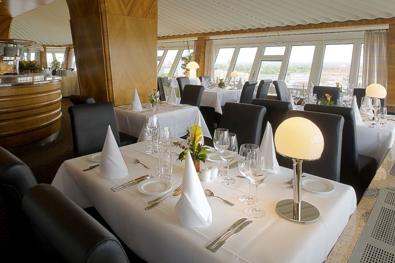 Das Restaurant im Berliner Funkturm.