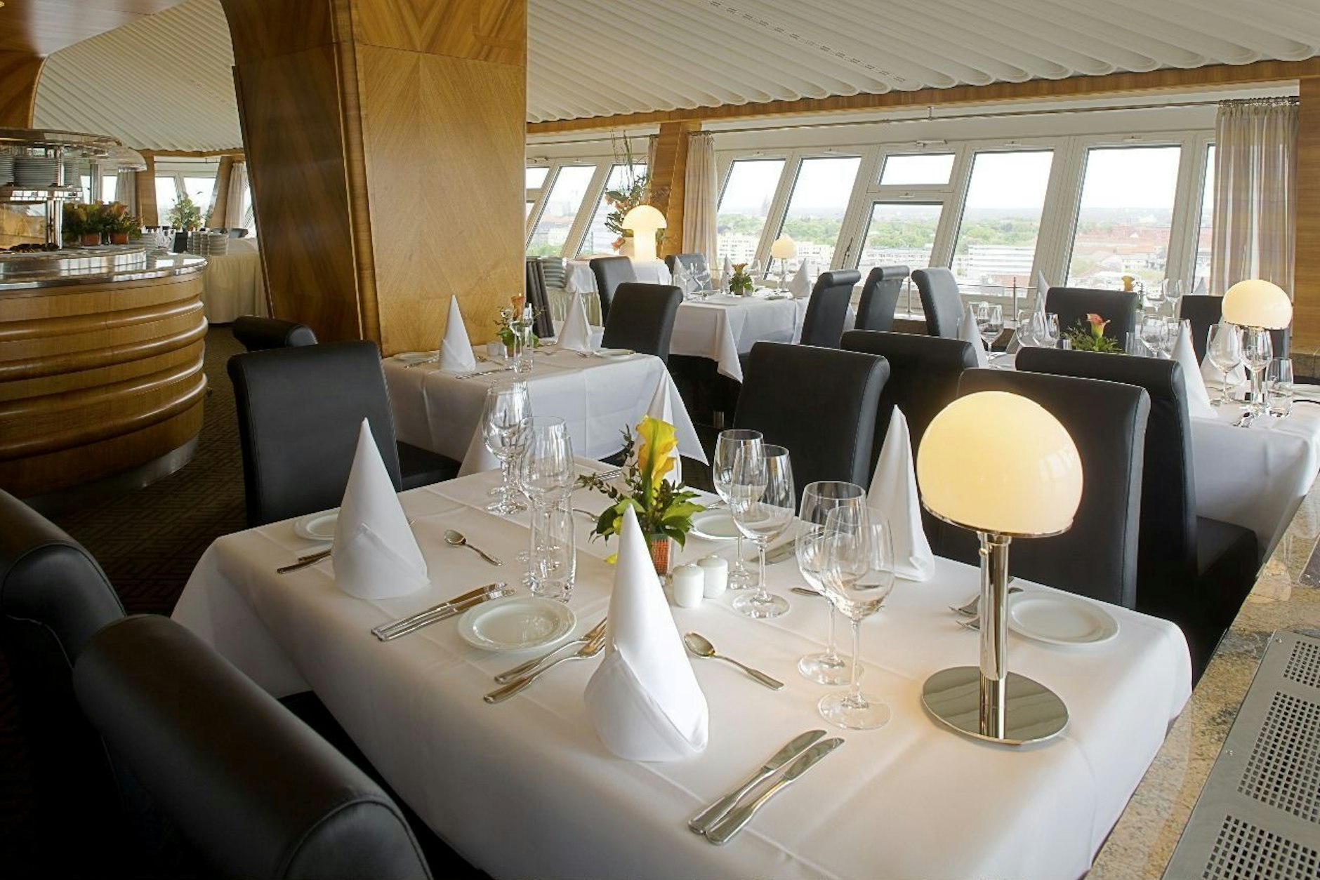 Das Restaurant im Berliner Funkturm.