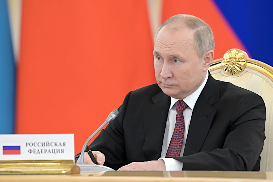 Putin bei einem Treffen der OVKS-Mitglieder