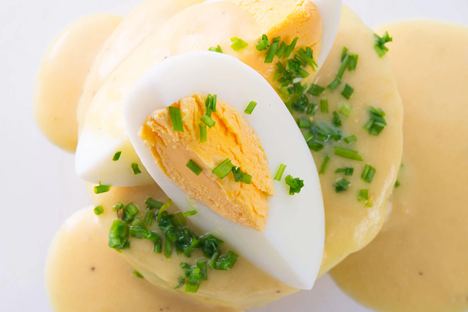Eier in Senfsoße oder Senfeier sind fix gemacht und schmecken köstlich.