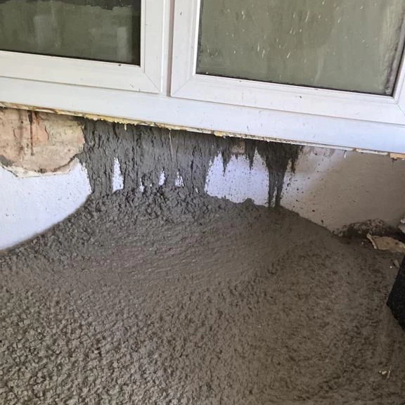 Wie im Märchen vom süßen Brei wurde der Beton immer mehr und mehr und mehr.