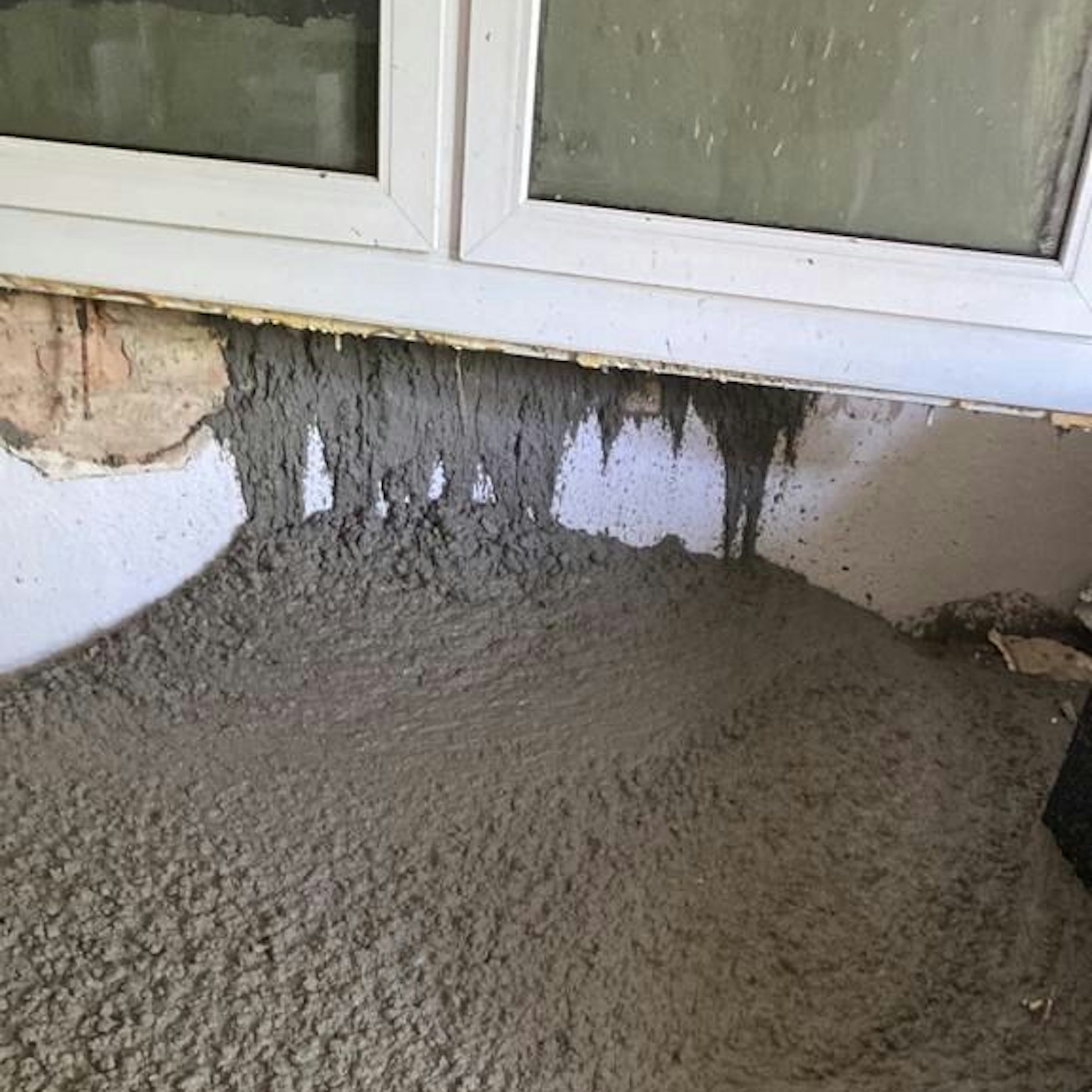 Wie im Märchen vom süßen Brei wurde der Beton immer mehr und mehr und mehr.