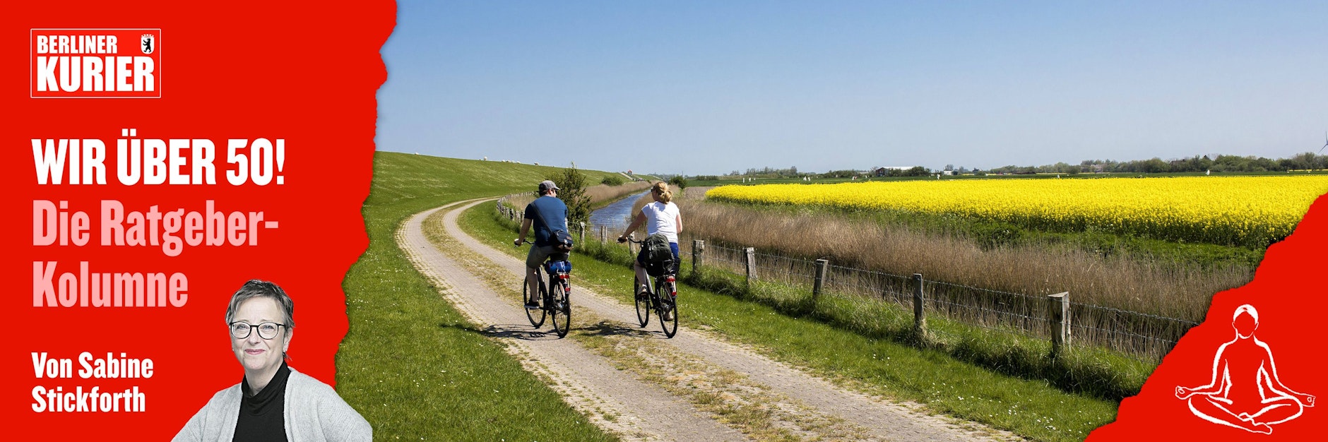 Auch eine Radtour durch das Berliner Umland kann im Sommer einfach herrlich sein.