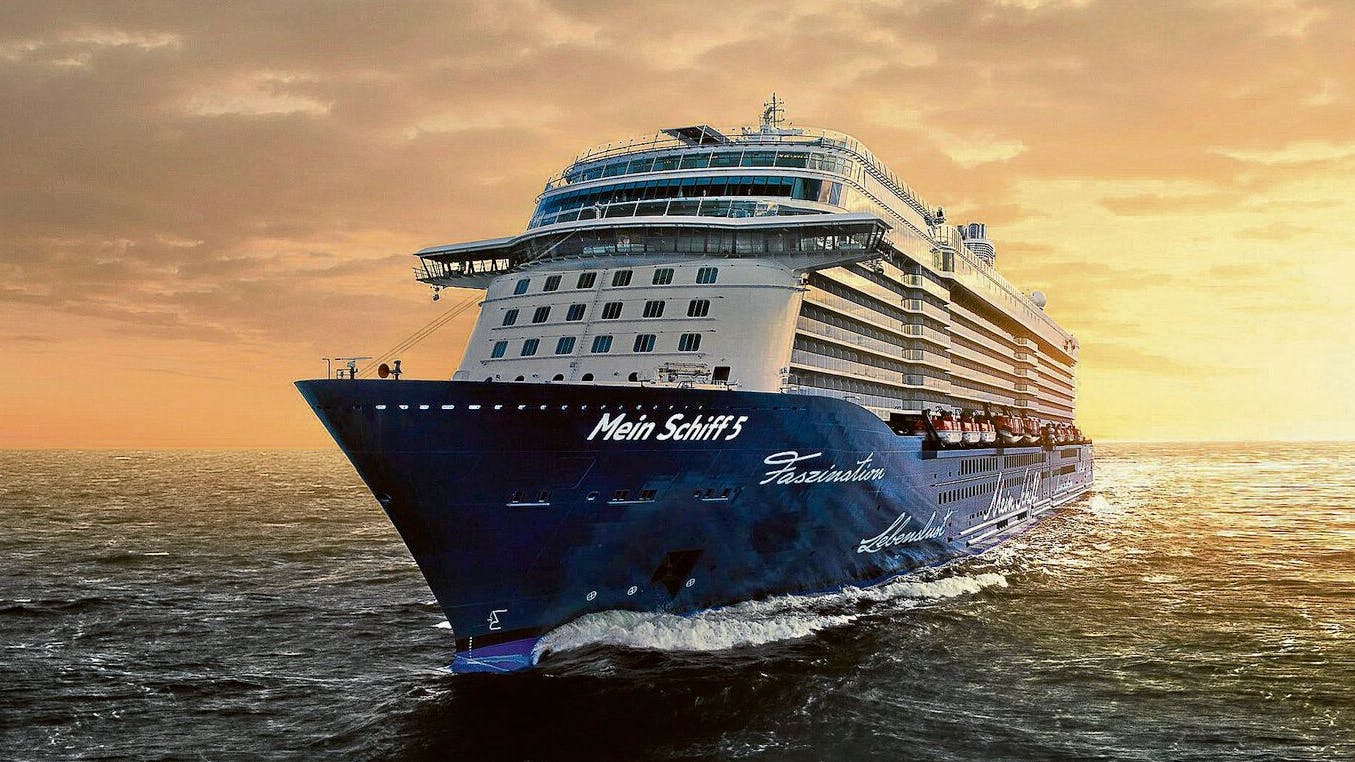 Die „Mein Schiff 5“ von Tui Cruises bietet Platz für 2534 Passagiere.