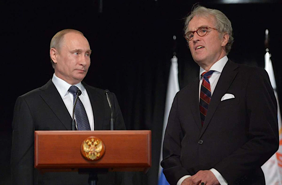 Rüdiger von Fritsch (r.) war Deutschlands Botschafter in Moskau von 2014 bis 2019.