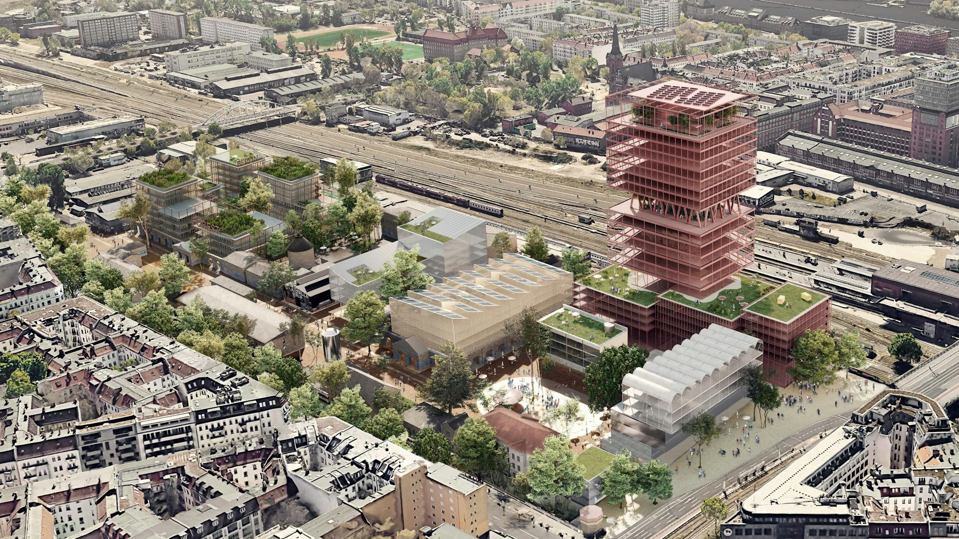 Blick in die Zukunft: So soll das RAW-Gelände aussehen, wenn alles fertig ist.