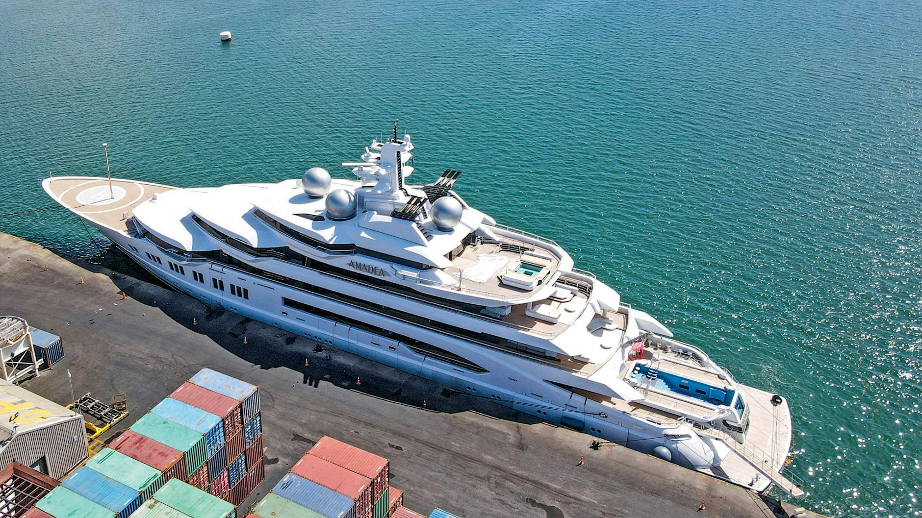 Die Superjacht „Amadea“ wurde von internationalen Ermittlern beschlagnahmt, weil sie einem sanktionierten Oligarchen gehören soll.