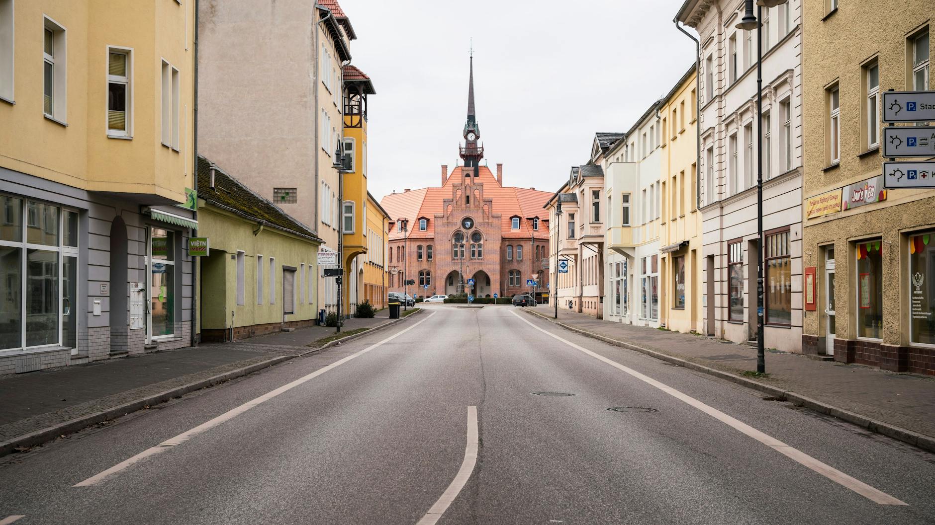 Bekannter Wohnort im Berliner Umland: Nauen im Havelland.