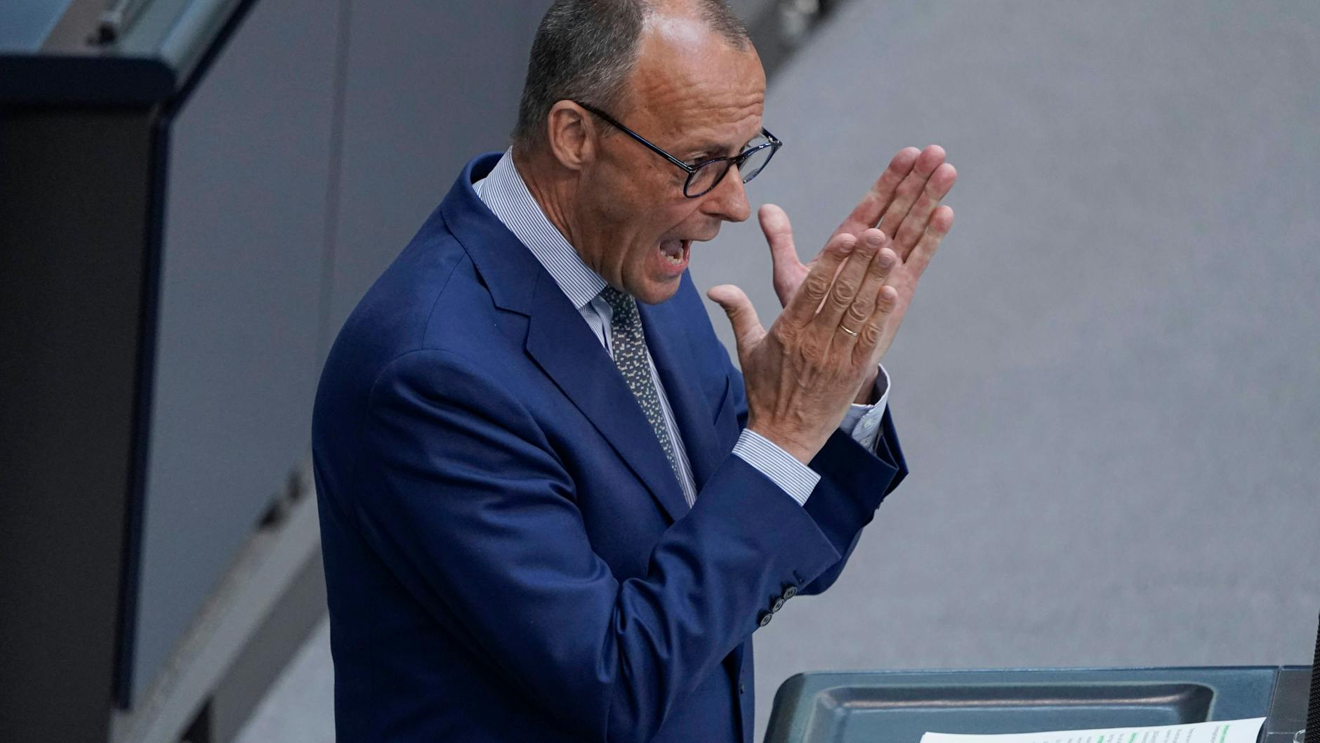 Friedrich Merz forderte den Rücktritt von Verteidigungsministerin Christine Lambrecht.