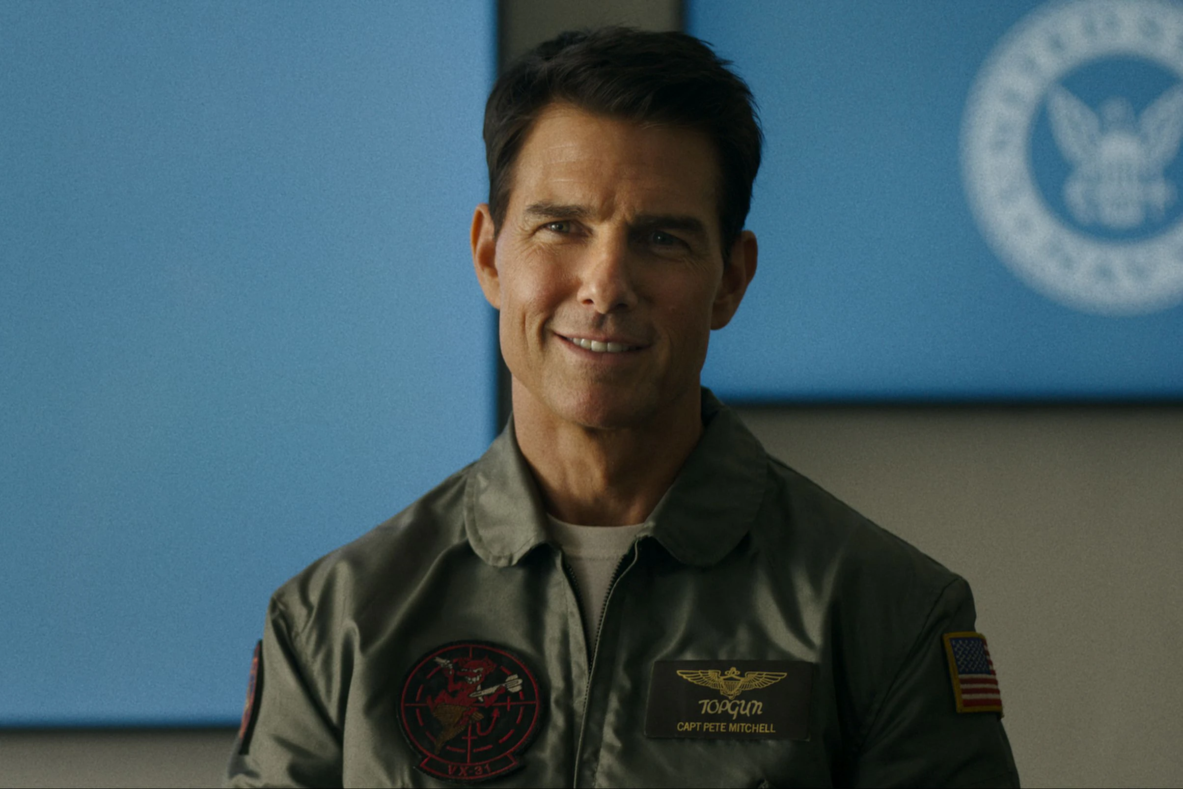 Tom Cruise als Captain&nbsp;Pete „Maverick“ Mitchell in einer Szene des Films „Top Gun: Maverick“.