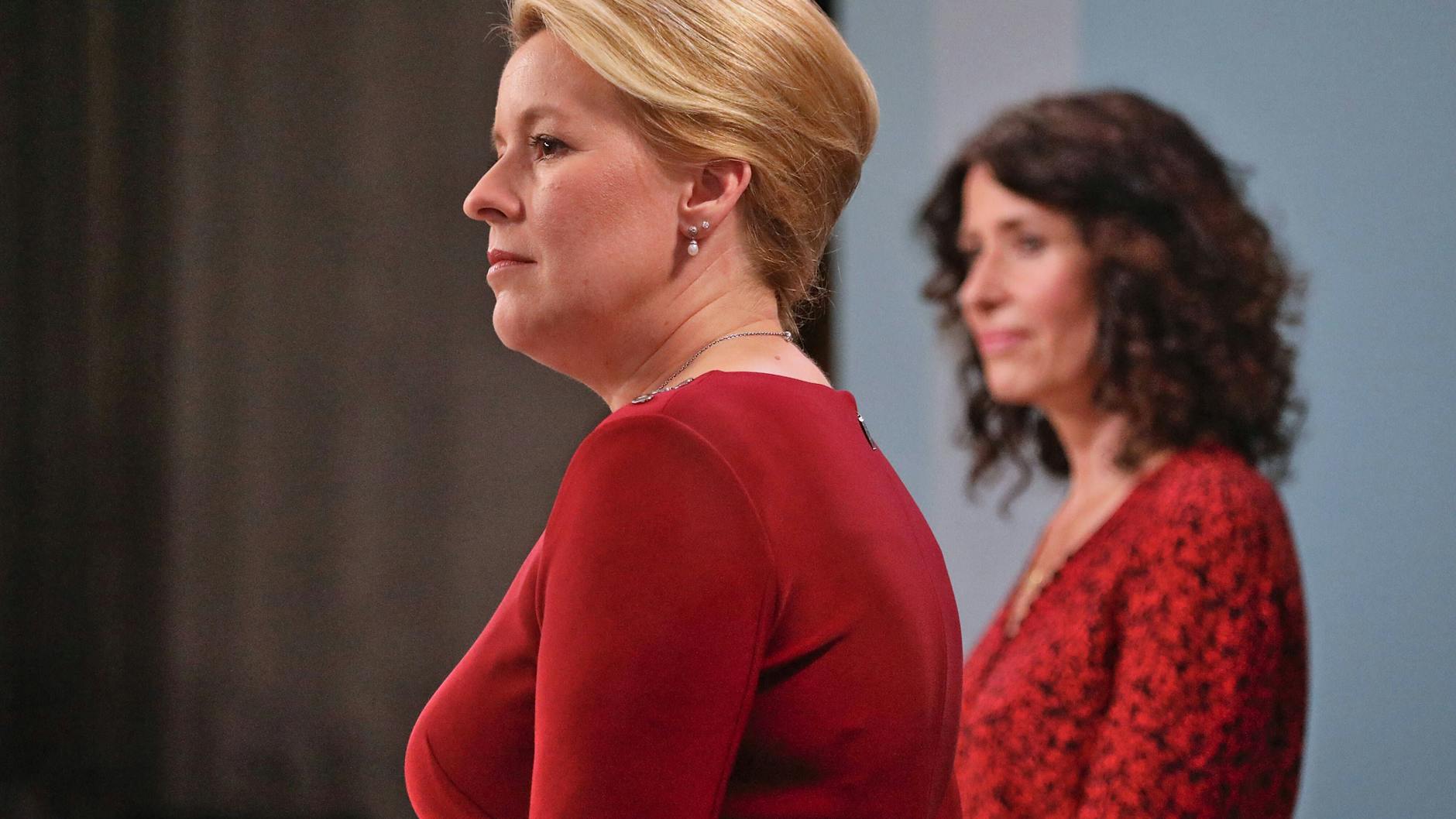 Müssen sie noch mal gegeneinander antreten? Franziska Giffey (SPD) und Bettina Jarasch (Grüne)