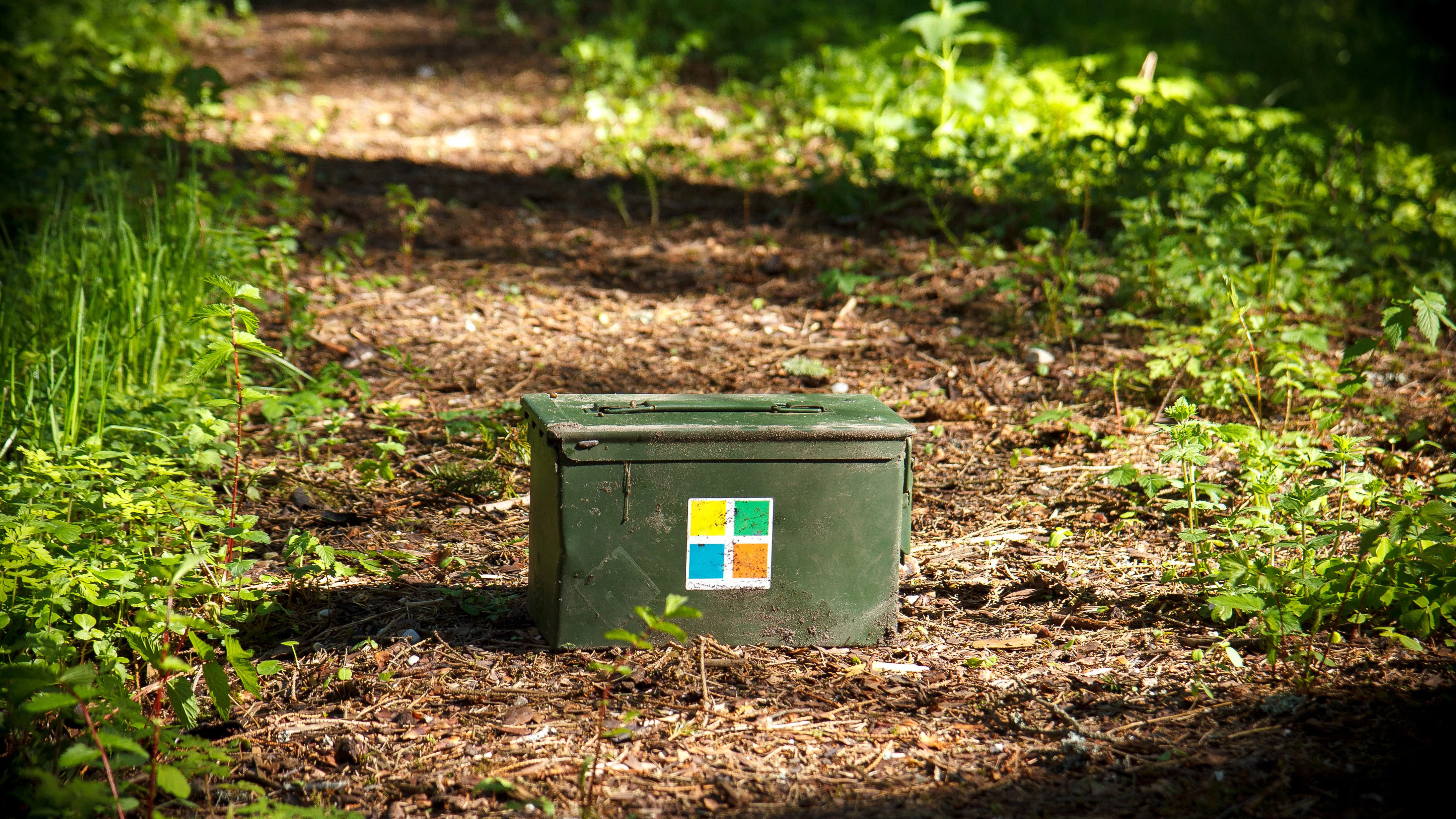 Vor allem in Wäldern sind die Geocache-Behälter zu finden. Mal sind sie kleiner, mal größer.
