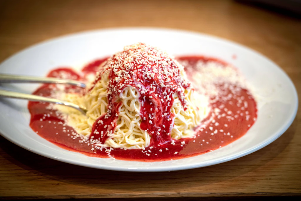 Spaghettieis selber machen… wie geht das? Mit dem Kartoffel-Trick! Geniales Rezept mit Varianten für Tomatensoße, Carbonara, Pesto