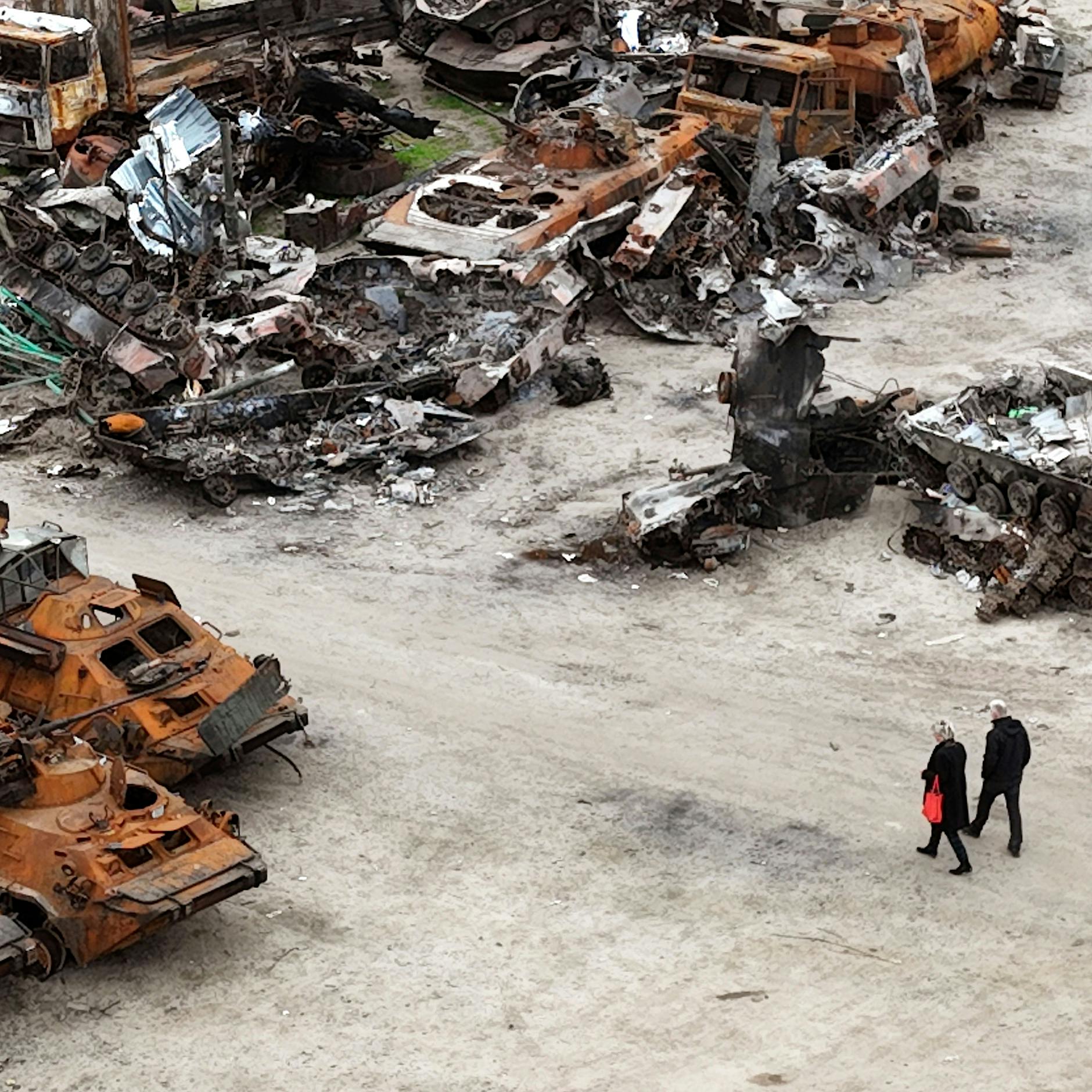 Überleben in Butscha: „Hier war das pure Böse, und das liegt noch in der Luft“