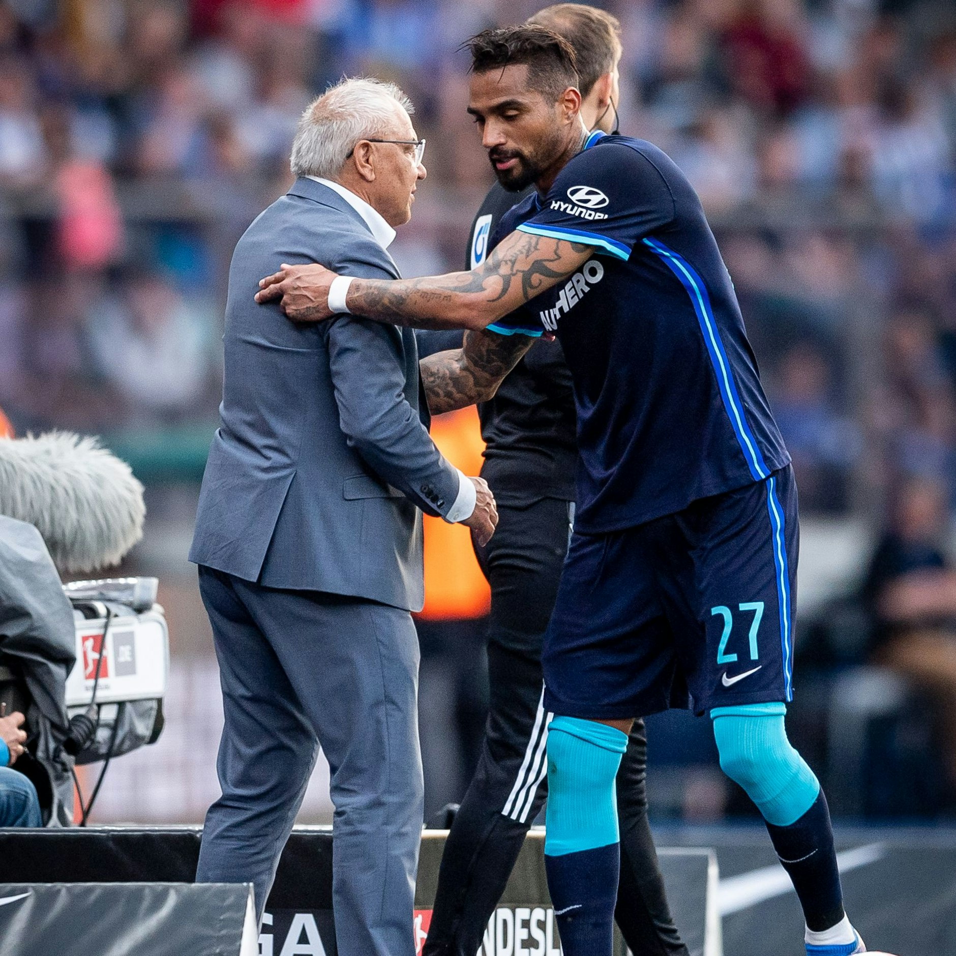 Herthas Trainer Felix Magath verlässt sich auf die Qualitäten von Kevin-Prince Boateng.