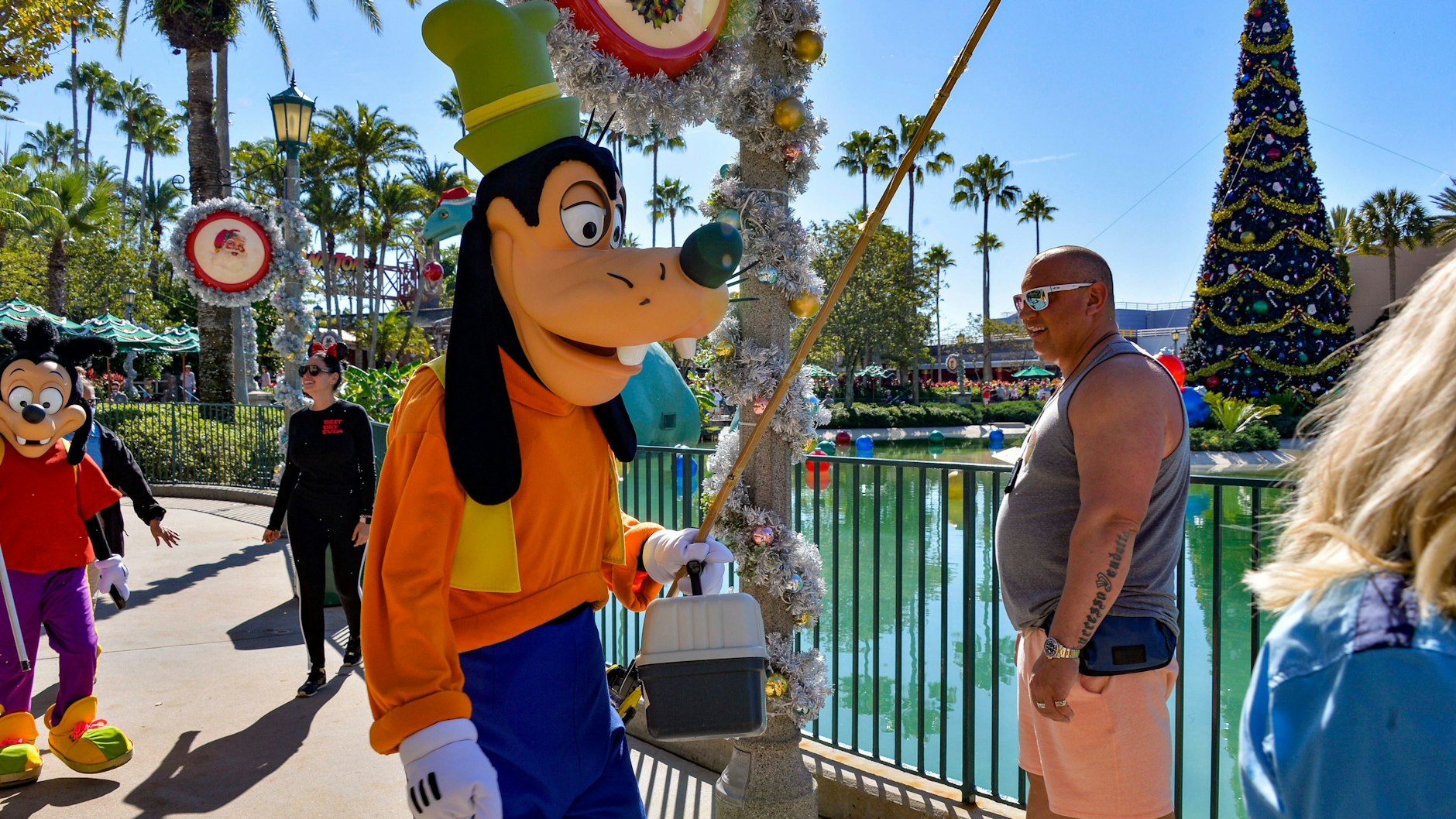 Goofy im Disneyworld in Orlando (Florida)