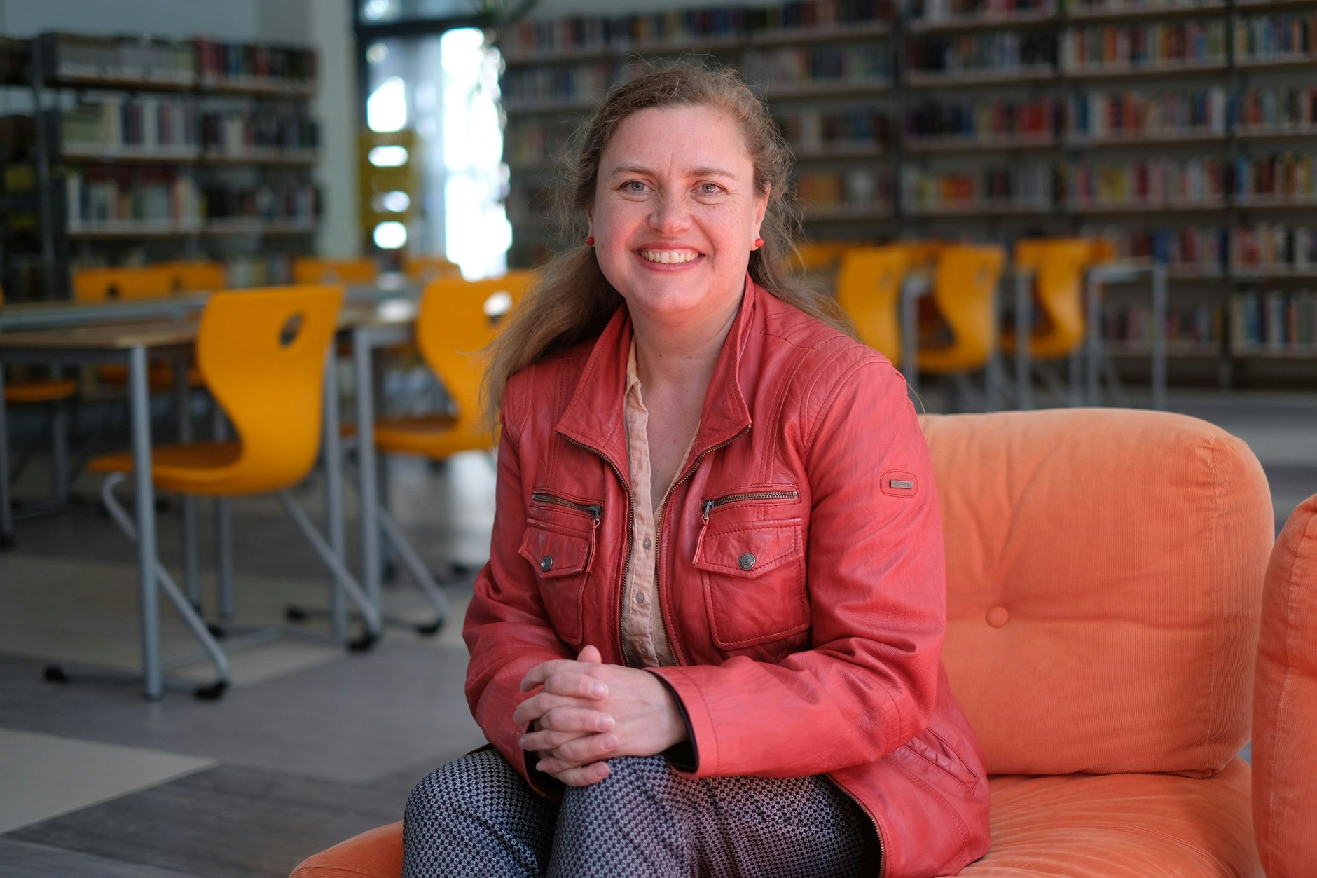 Jana Pessozki, Lehrerin für Russisch und Englisch an der Friedensburg-Oberschule in Charlottenburg.