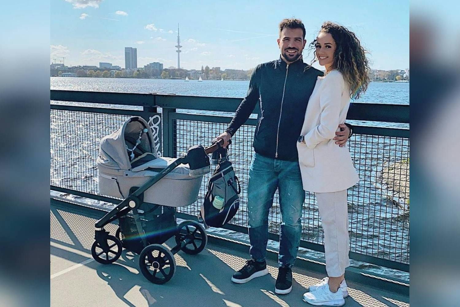 Yasin Cilingir mit seiner Frau Samira und dem gemeinsamen Sohn Malik.