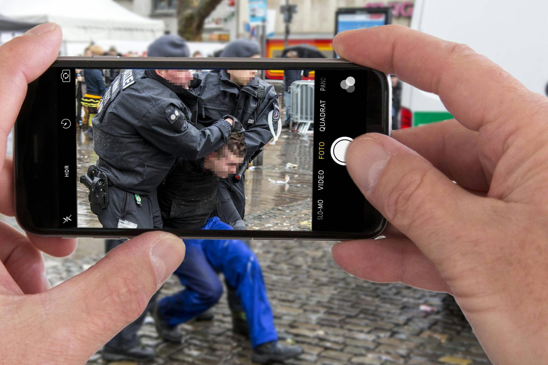 Immer mehr Menschen dokumentieren Polizeieinsätze. Dürfen die Beamten dagegen vorgehen?