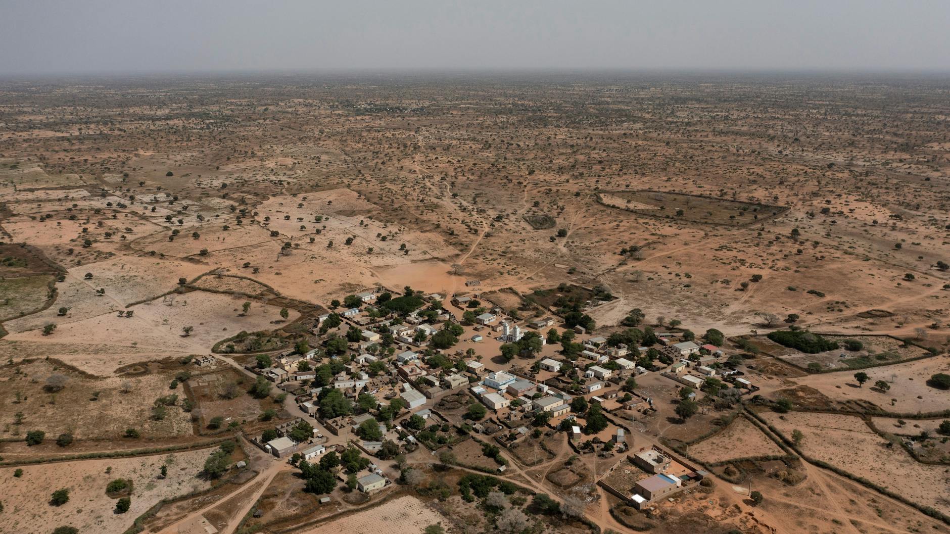 Ein Dorf in der Sahel-Zone, die nicht zur Wüste werden soll.