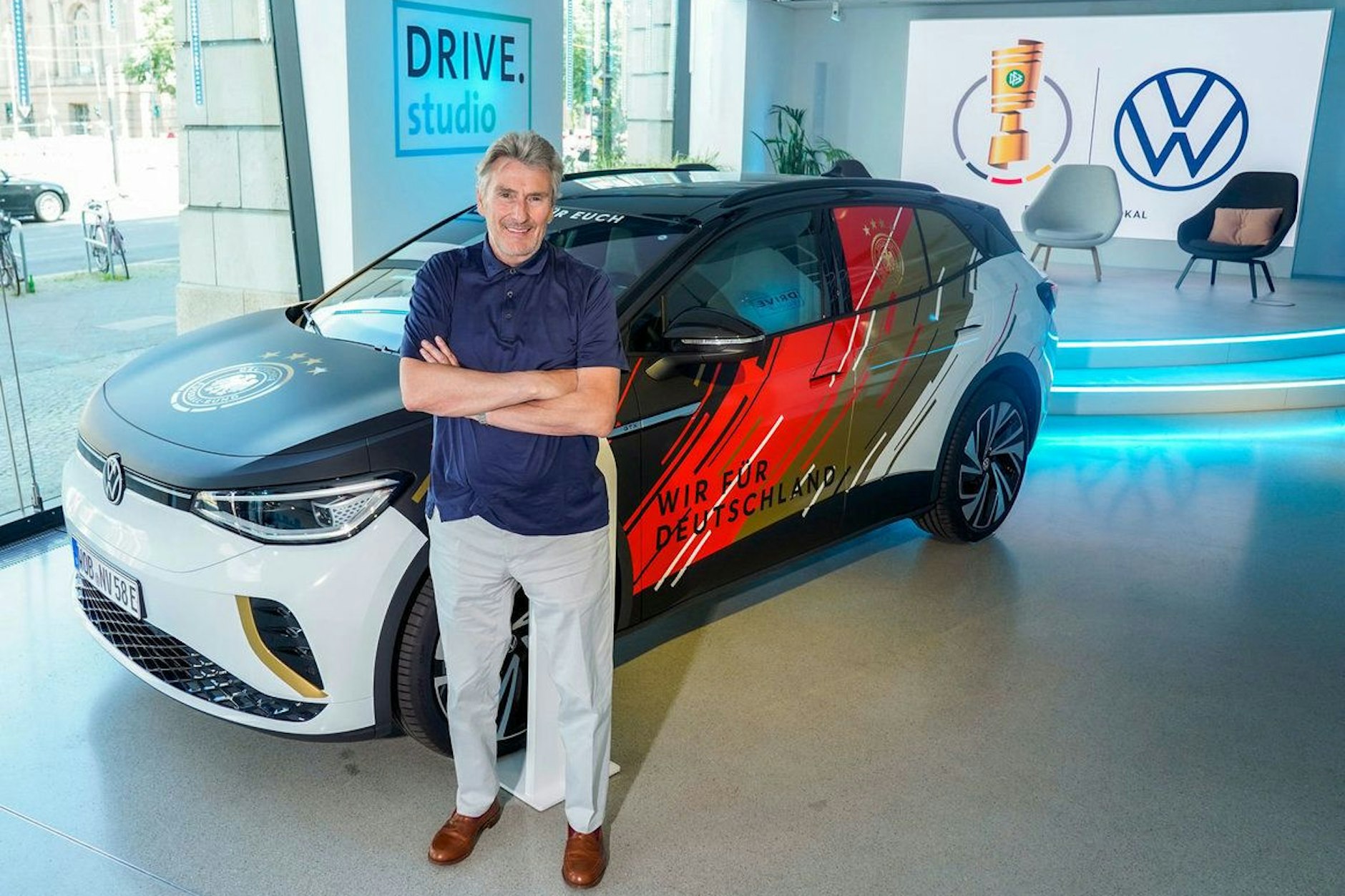 Dieter Müller wurde jetzt&nbsp;auf dem Walk of Fame des Deutschen Fußball-Bundes (DFB) verewigt.