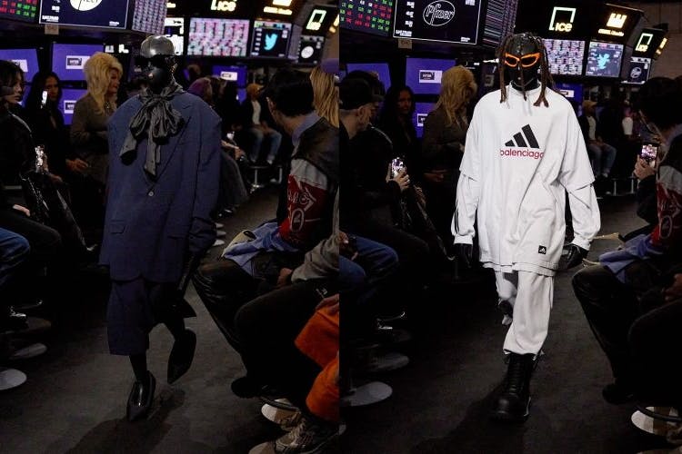 Dystopischer Frühling, ambivalente Kapitalismuskritik: Balenciaga zeigte am Wochenende eine neue Kollektion, die man zum Teil jetzt schon kaufen kann.