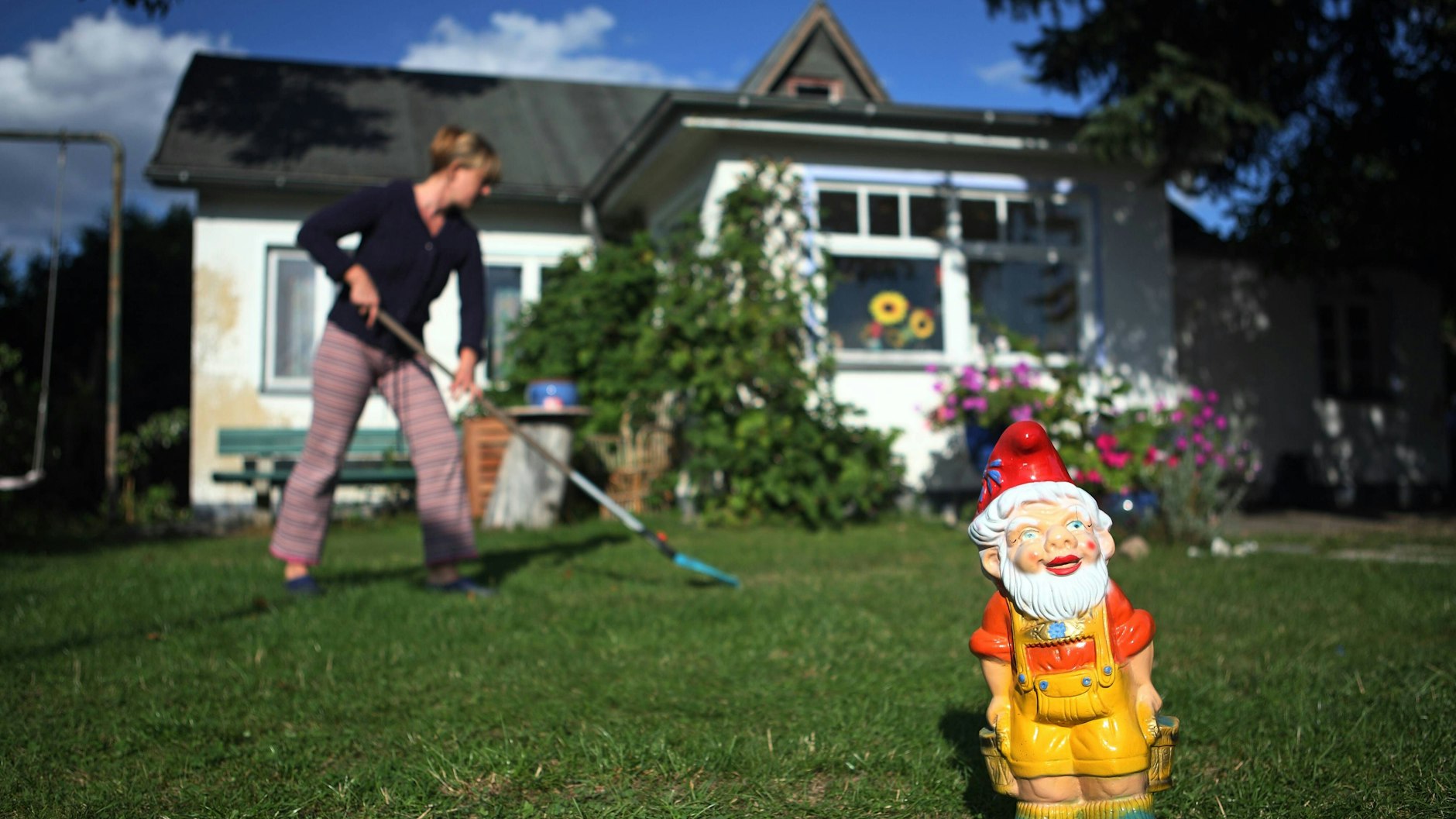 Mit zunehmendem Alter kommt die Lust am Gartenzwerg-Kitsch.