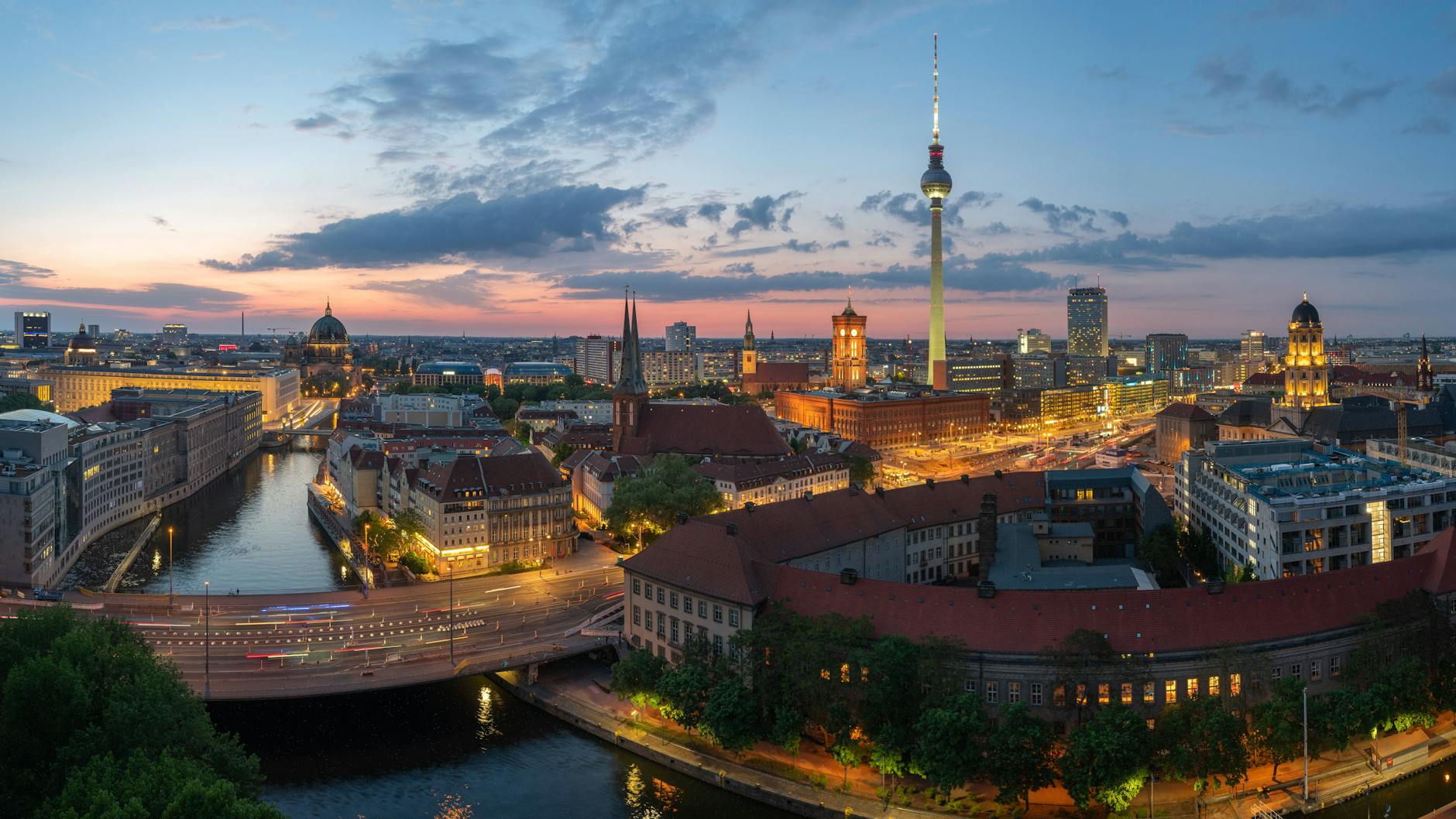 Abendstimmung in Berlin-Mitte