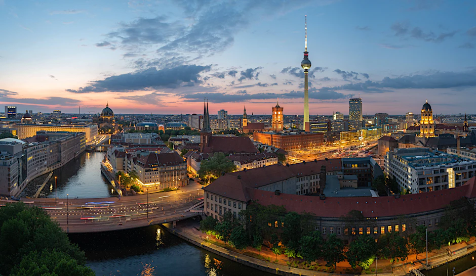 Abendstimmung in Berlin-Mitte