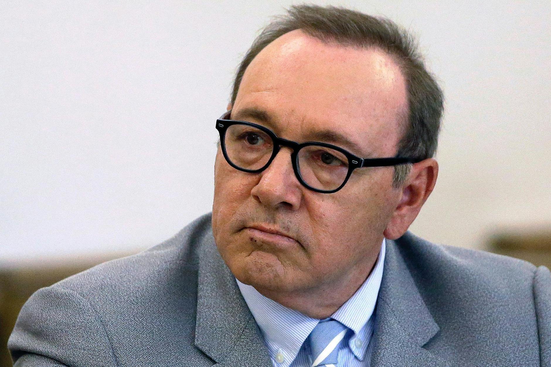 Kevin Spacey, US-amerikanischer Schauspieler, bei einer vorgerichtlichen Anhörung