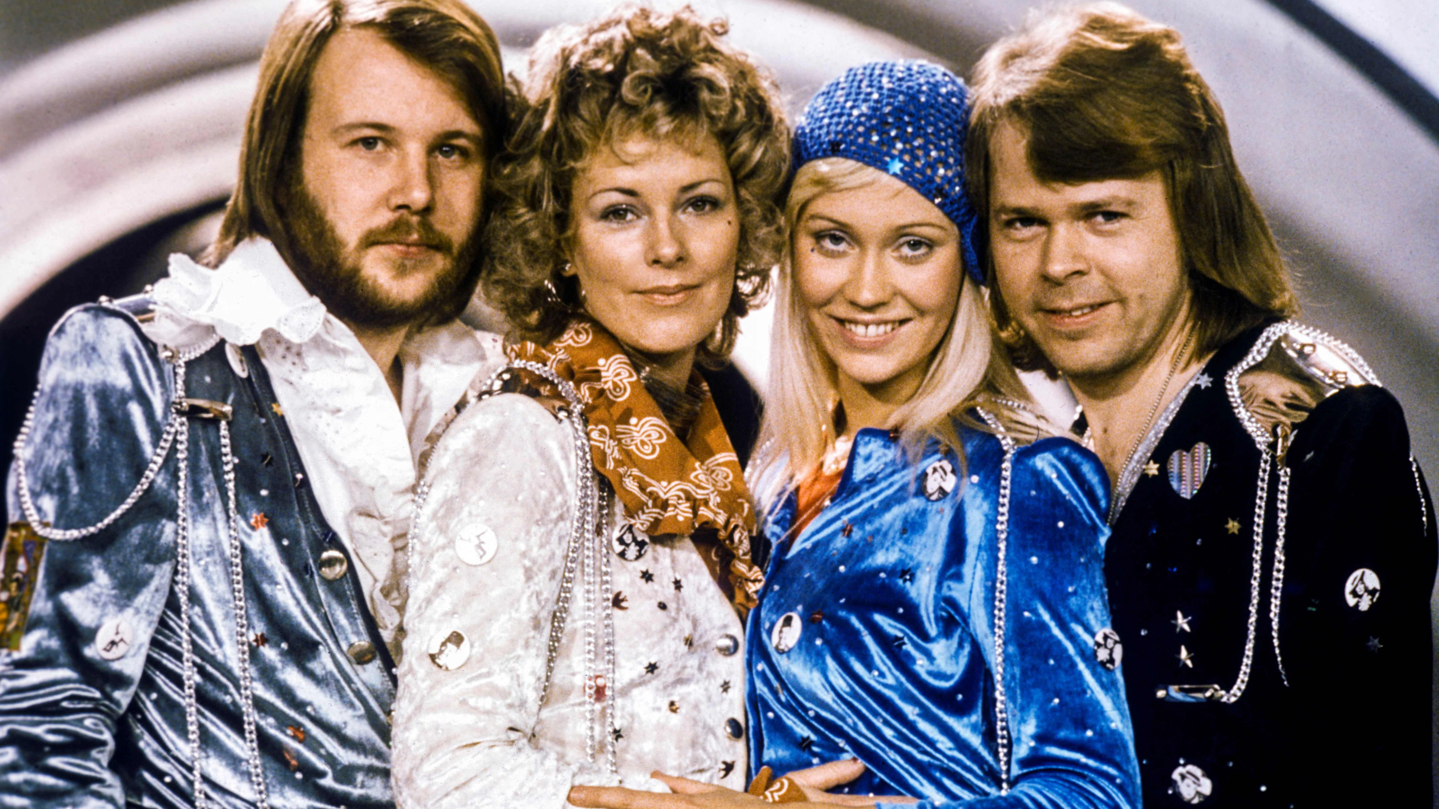 Das war Abba 1974 - nachdem die Band mit ihrem Song "Waterloo" den Eurovision Song Contest gewonnen&nbsp; hatte.