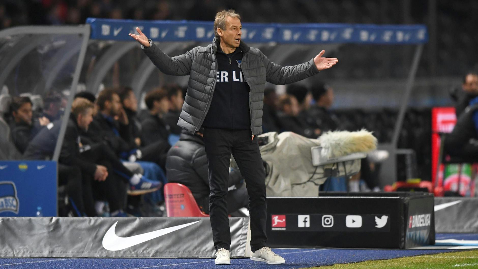 Jürgen Klinsmann war in der Saison 2018/2020 nicht mal drei Monate Cheftrainer von Hertha BSC.