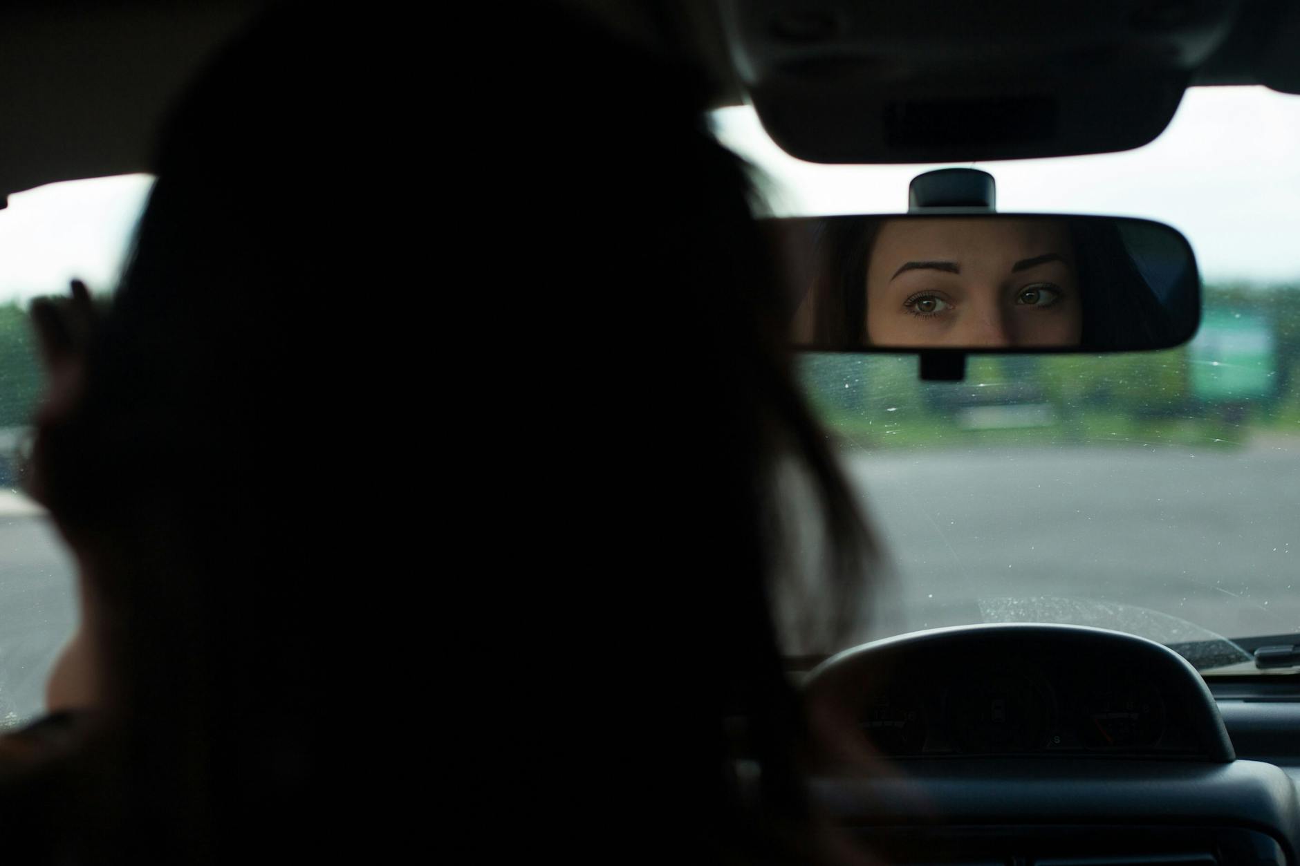 Eine Fahrschülerin.