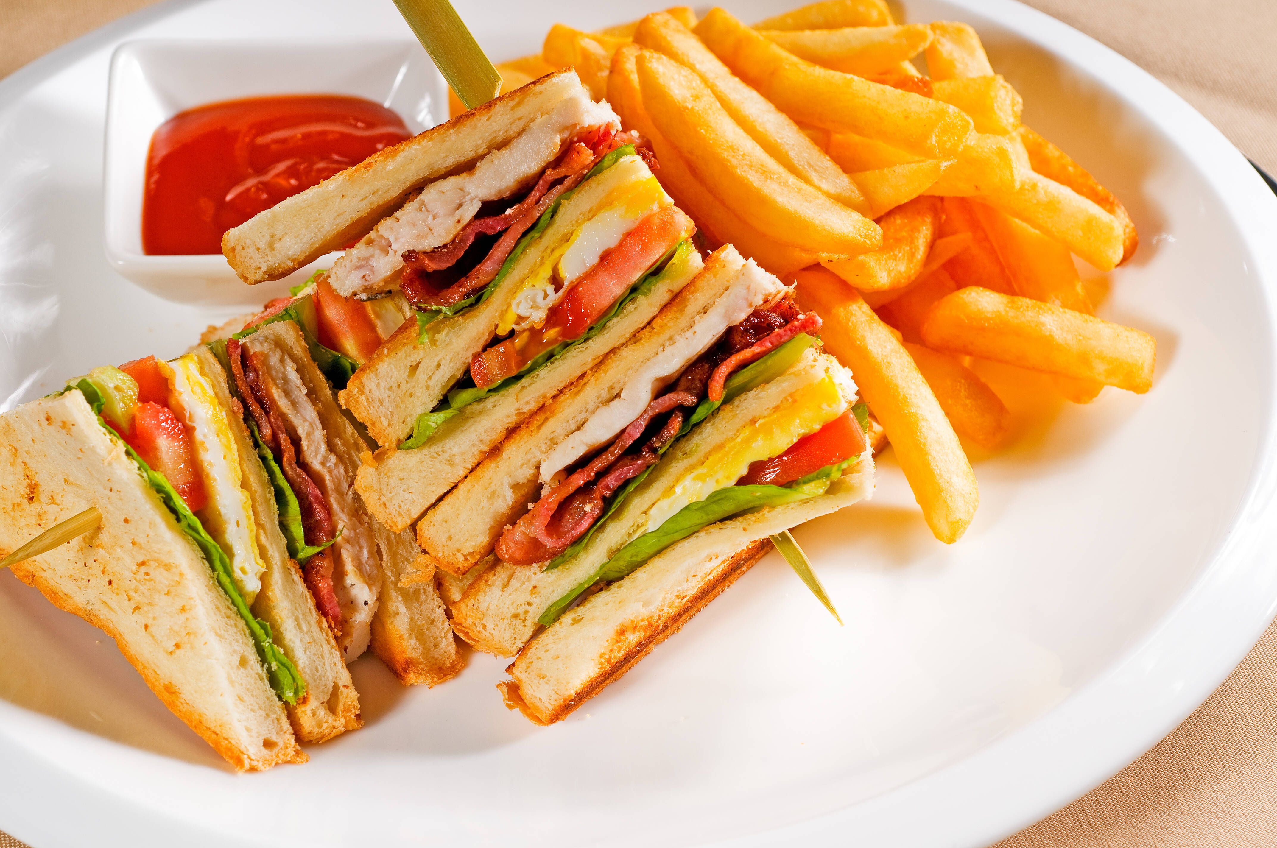 Probieren Sie doch mal New York Club Sandwich – so einfach und so lecker!