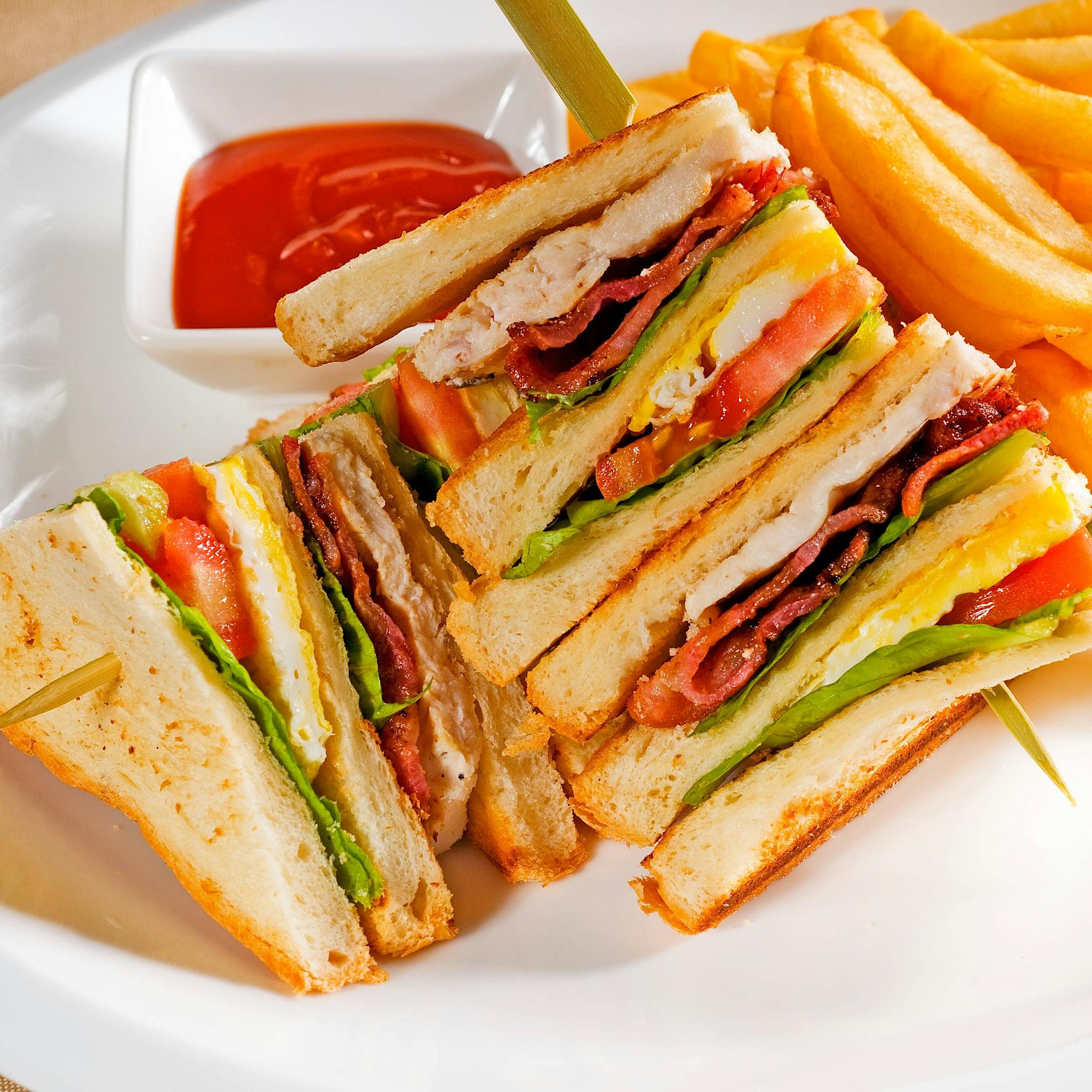 Probieren Sie doch mal New York Club Sandwich – so einfach und so lecker!
