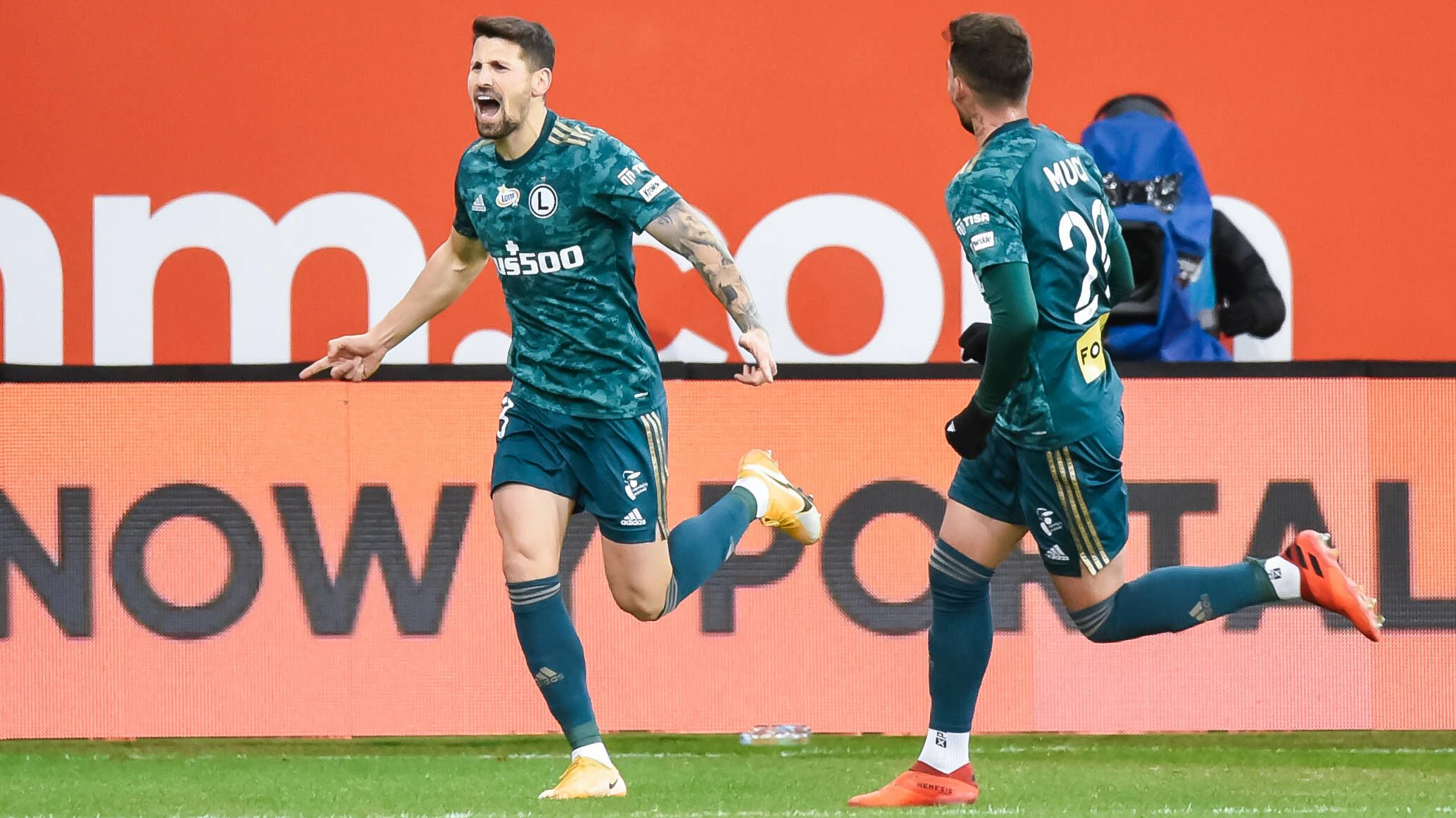 Pawel Wszolek (l.) hatte beim 1. FC Union nicht viel zu feiern, jubelt aber dafür umso häufiger bei Legia Warschau.