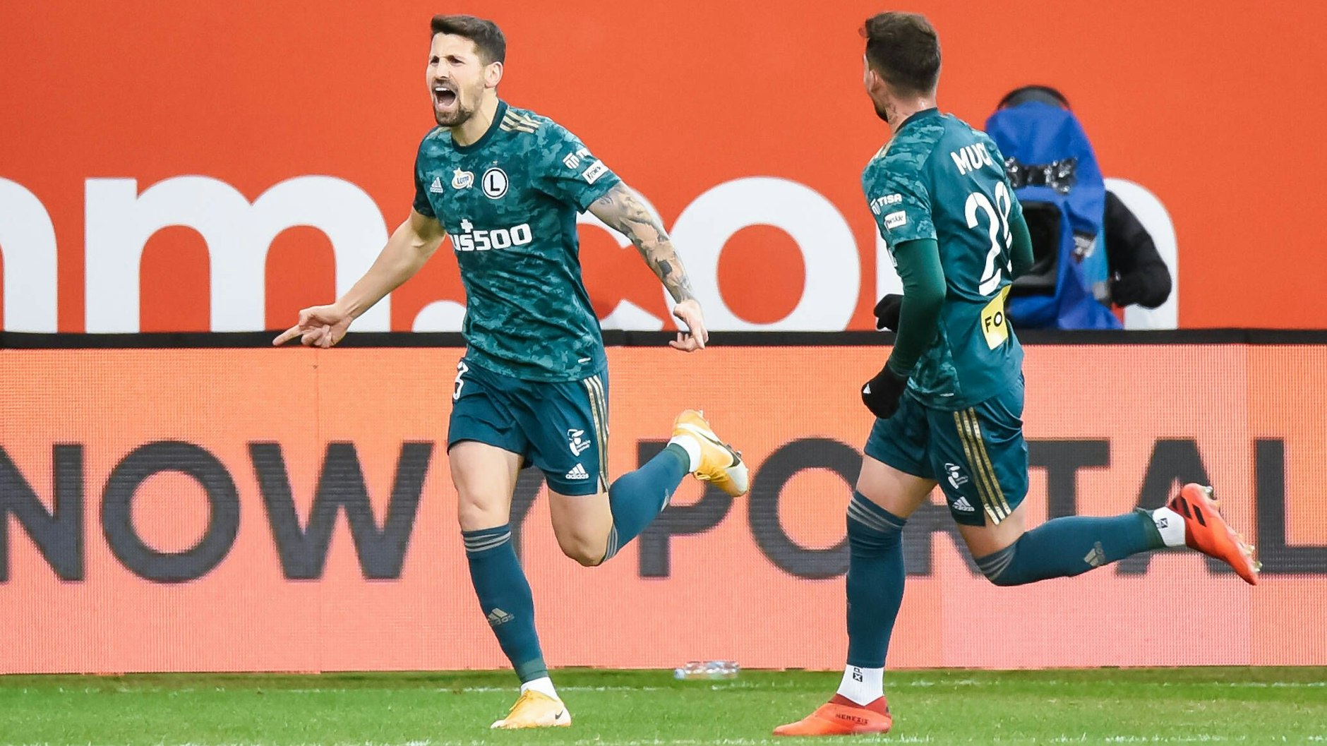 Pawel Wszolek (l.) hatte beim 1. FC Union nicht viel zu feiern, jubelt aber dafür umso häufiger bei Legia Warschau.