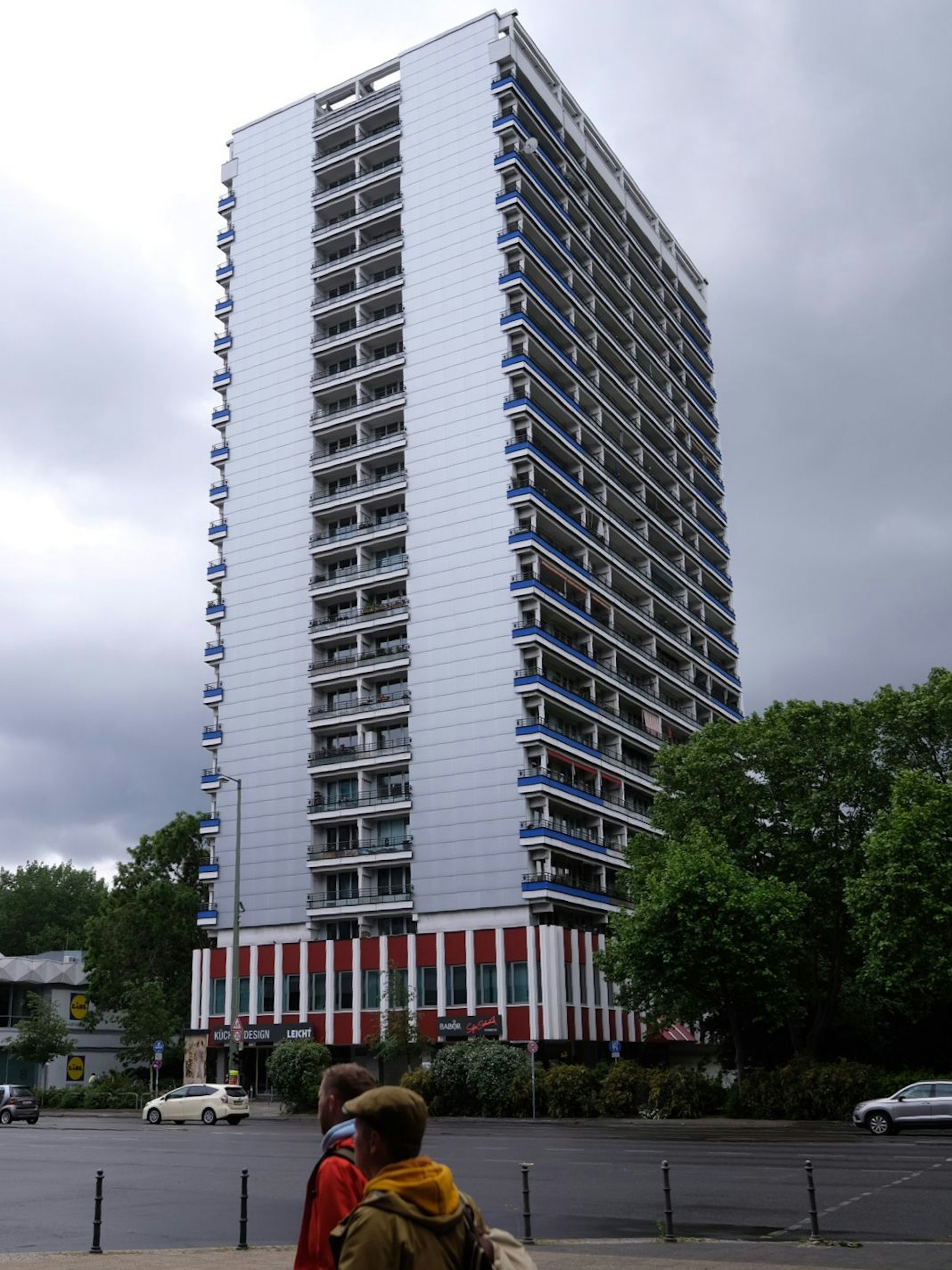 Das Haus Leipziger Straße 40 ist geräumt. Die Mieter in der Nummer 41 dahinter konnten bleiben.