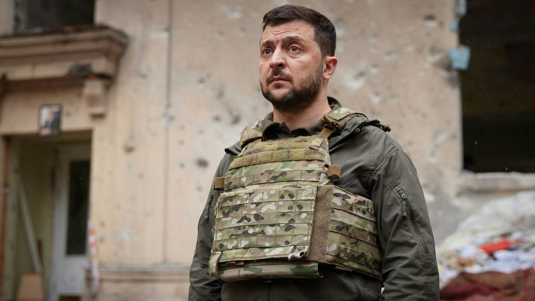 Es war der erste Besuch von Präsident Selenskyj im Osten der Ukraine seit dem Beginn der russischen Invasion am 24. Februar.