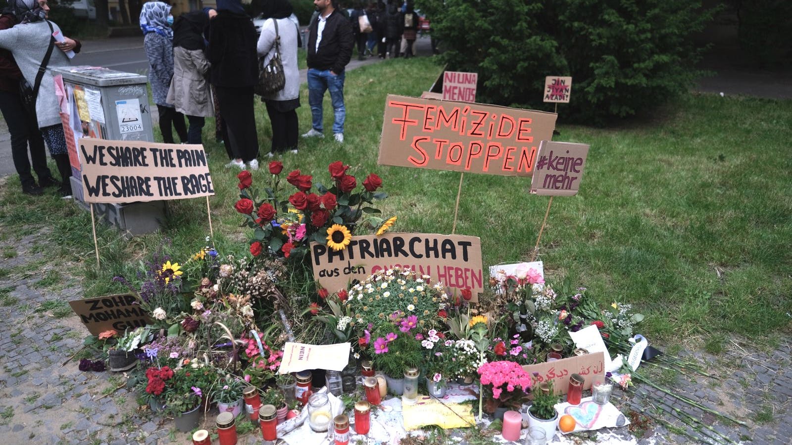 Die Mahnwache für die ermordete afghanische Mutter sollte ein Zeichen setzen gegen Gewalt an Frauen.