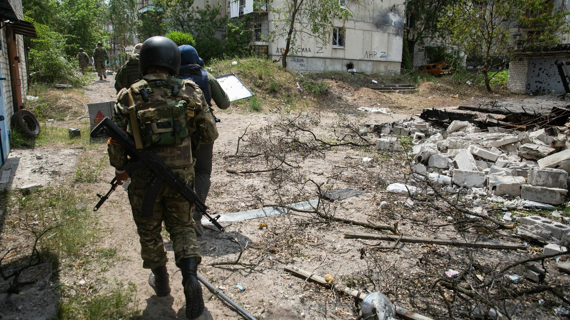 Seit Monaten ist die Stadt Sjewjerodonezk Ziel von Angriffen.